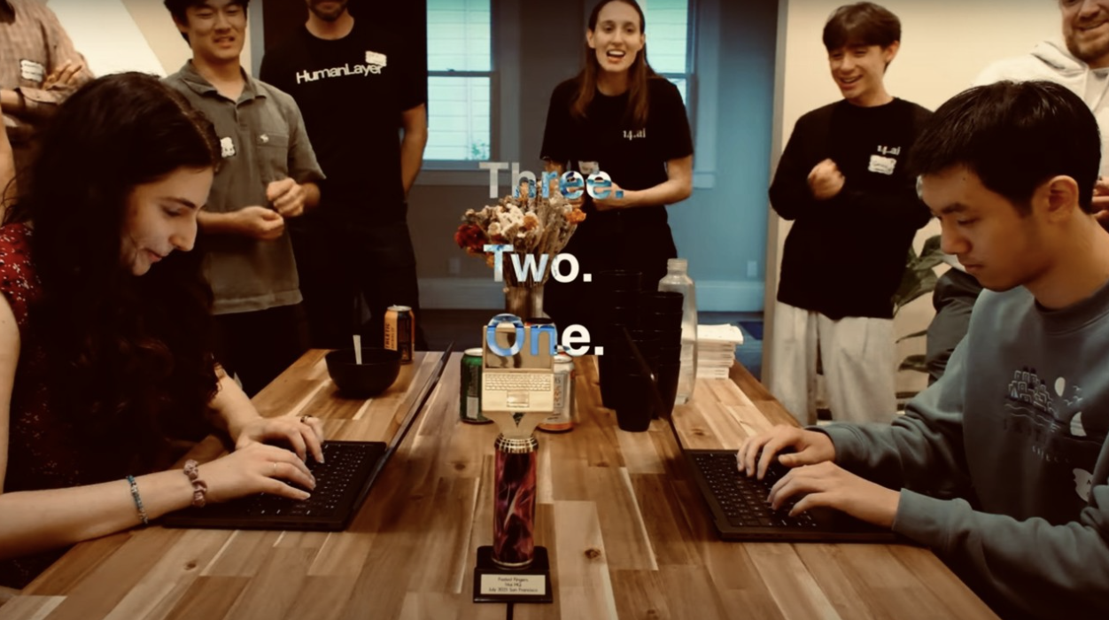 We threw a typing competition in SF